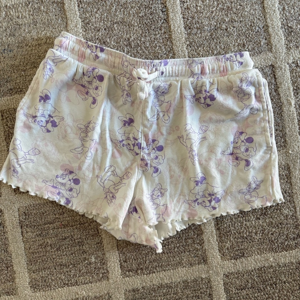 Disney Women’s Pajama Shorts Minnie and Daisy Sz S